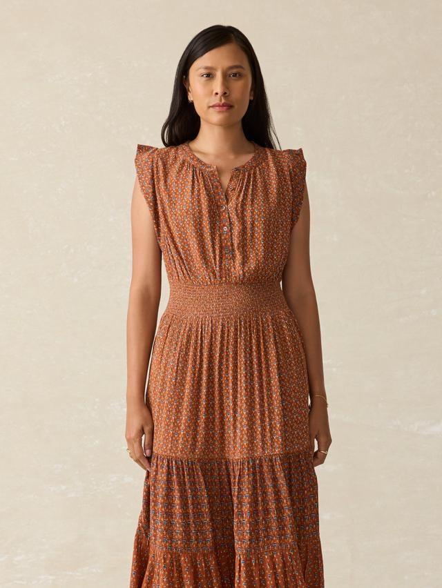 Woodstock Midi Dress - Chestnut Blossom Female Product Image