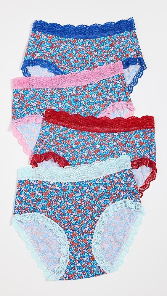 Stripe & Stare High Rise Knickers Four Pack | Shopbop Product Image