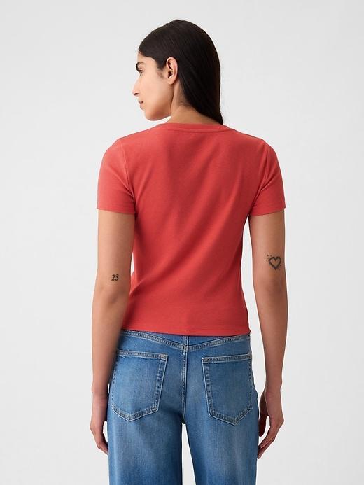 Modern Rib Cropped T-Shirt product image