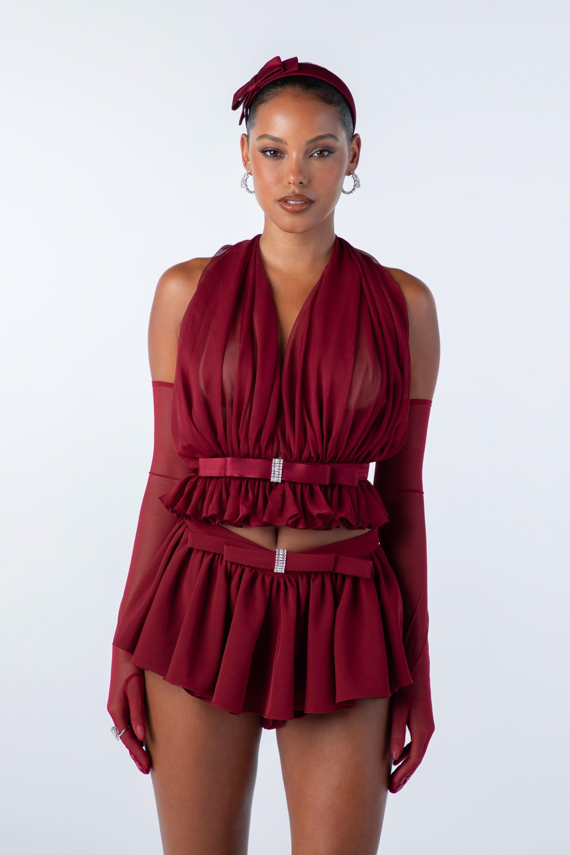 Giselle Top (Red) Product Image