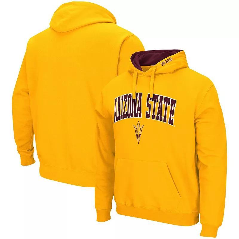 Mens Colosseum Arizona State Sun Devils Arch & Logo 3.0 Pullover Hoodie Product Image