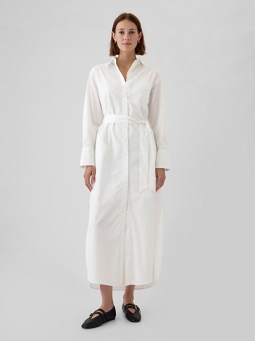 Organic Cotton Maxi Shirtdress Product Image