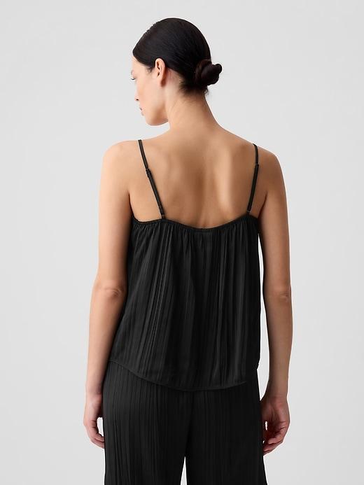 Pleated Satin Cami Product Image