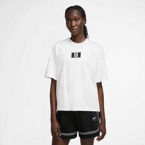 Nike Womens Nike Sabrina Boxy T-Shirt - Womens White Product Image