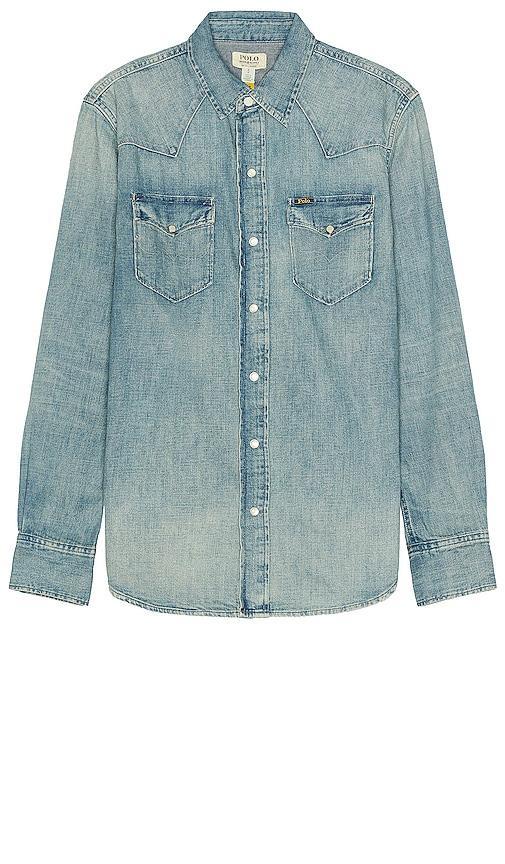 Polo Ralph Lauren RL Icon Denim Shirt Denim-Medium. (also in M). Product Image