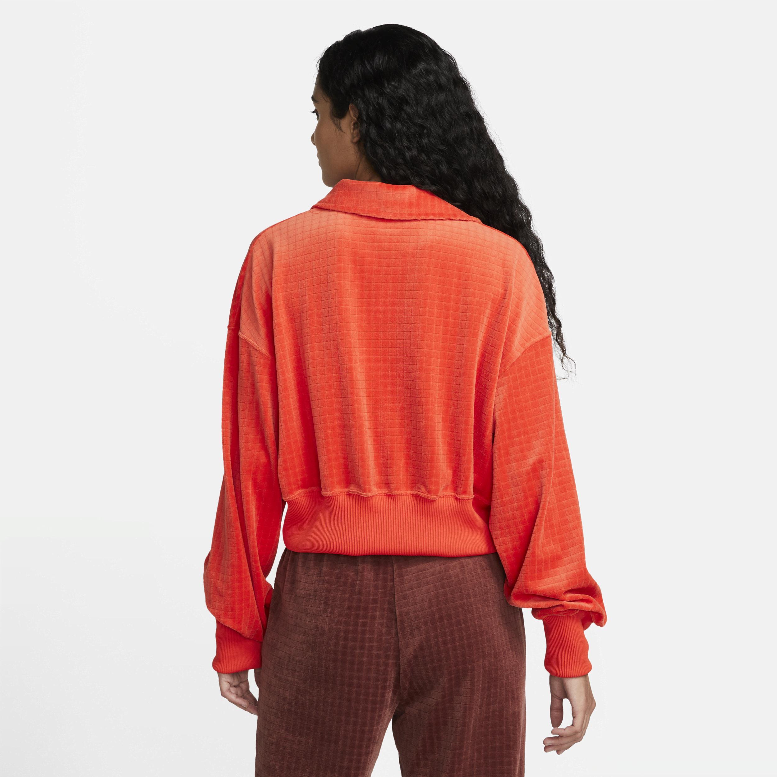 Women's Nike Sportswear Velour Polo Product Image