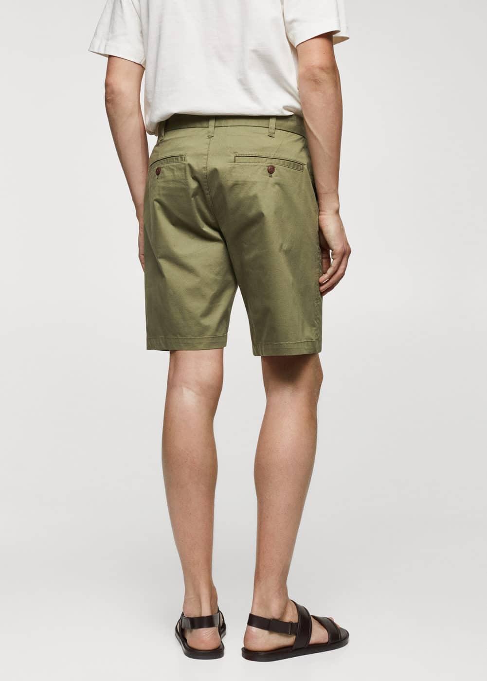 MANGO MAN - Chino Bermuda shorts khakiMen Product Image