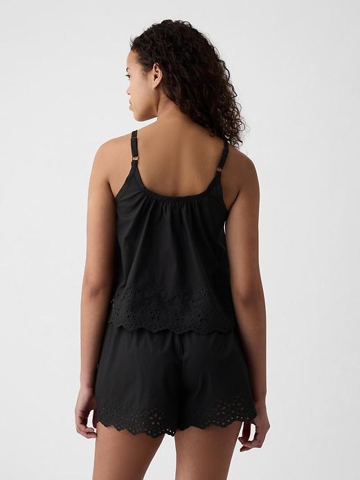 Eyelet Poplin PJ Tank Top Product Image