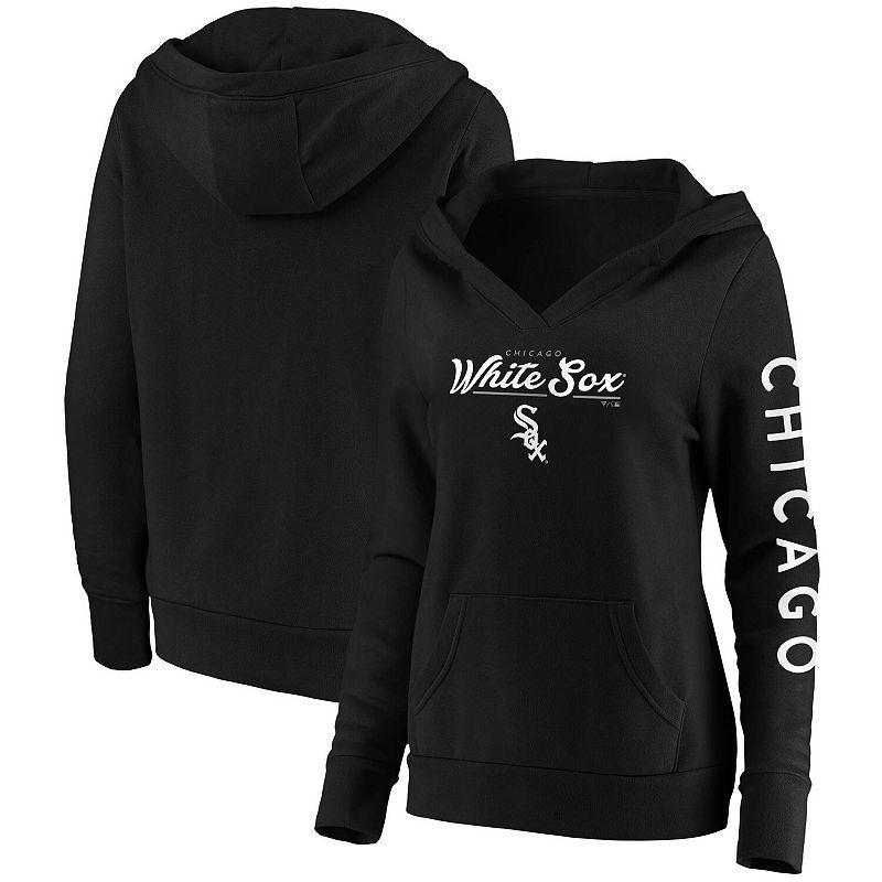 Womens Fanatics Branded Chicago White Sox Core High Class Crossover Pullover Hoodie Product Image