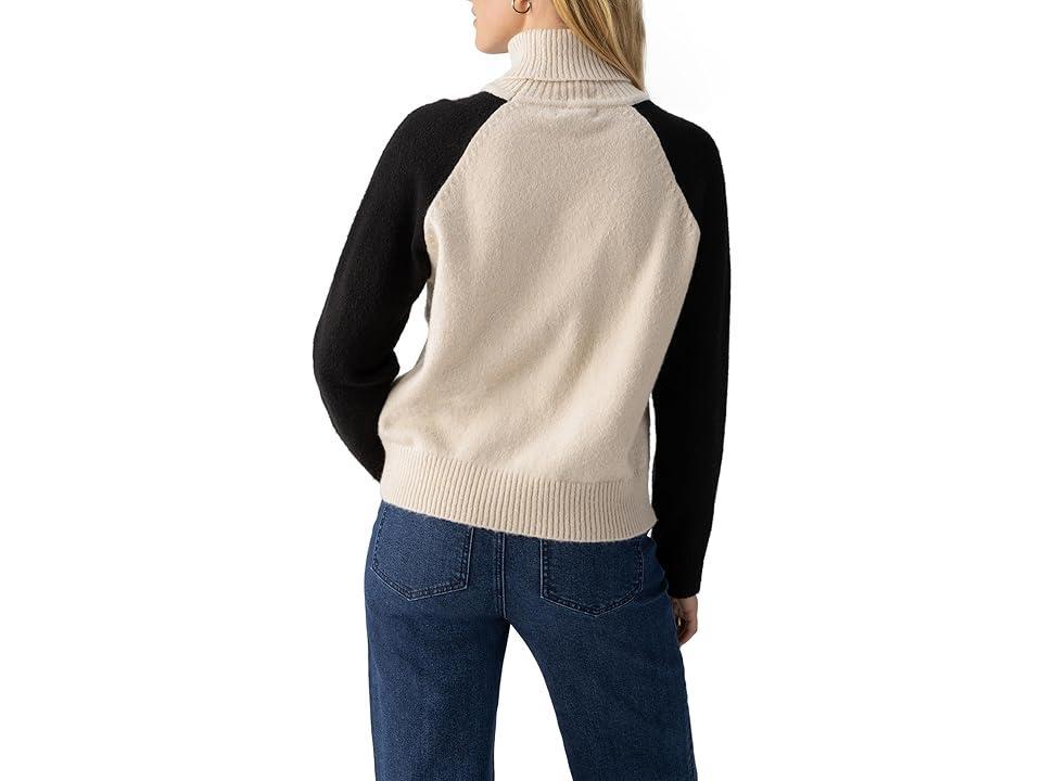 Sanctuary Cozy Day Sweater (Toasted Almond / Black) Women's Sweater Product Image