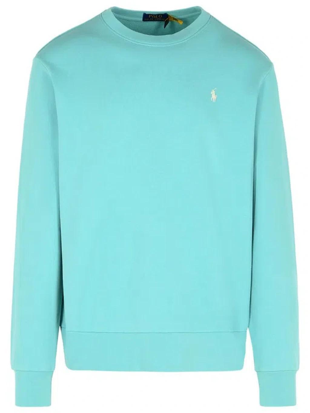 POLO RALPH LAUREN Loopback Fleece Sweatshirt In Green Product Image