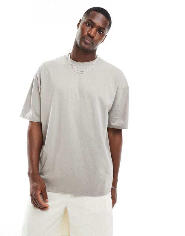 ASOS DESIGN essential oversized t-shirt in khaki Product Image