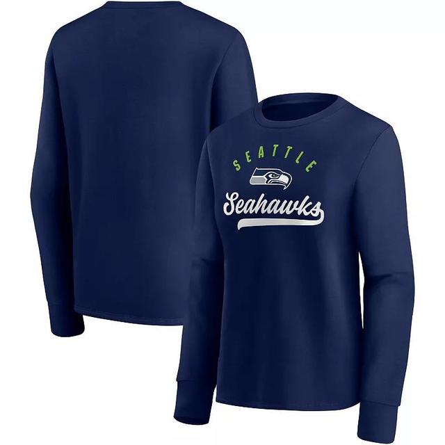 Womens Fanatics Branded College Seattle Seahawks Ultimate Style Pullover Sweatshirt Blue Product Image