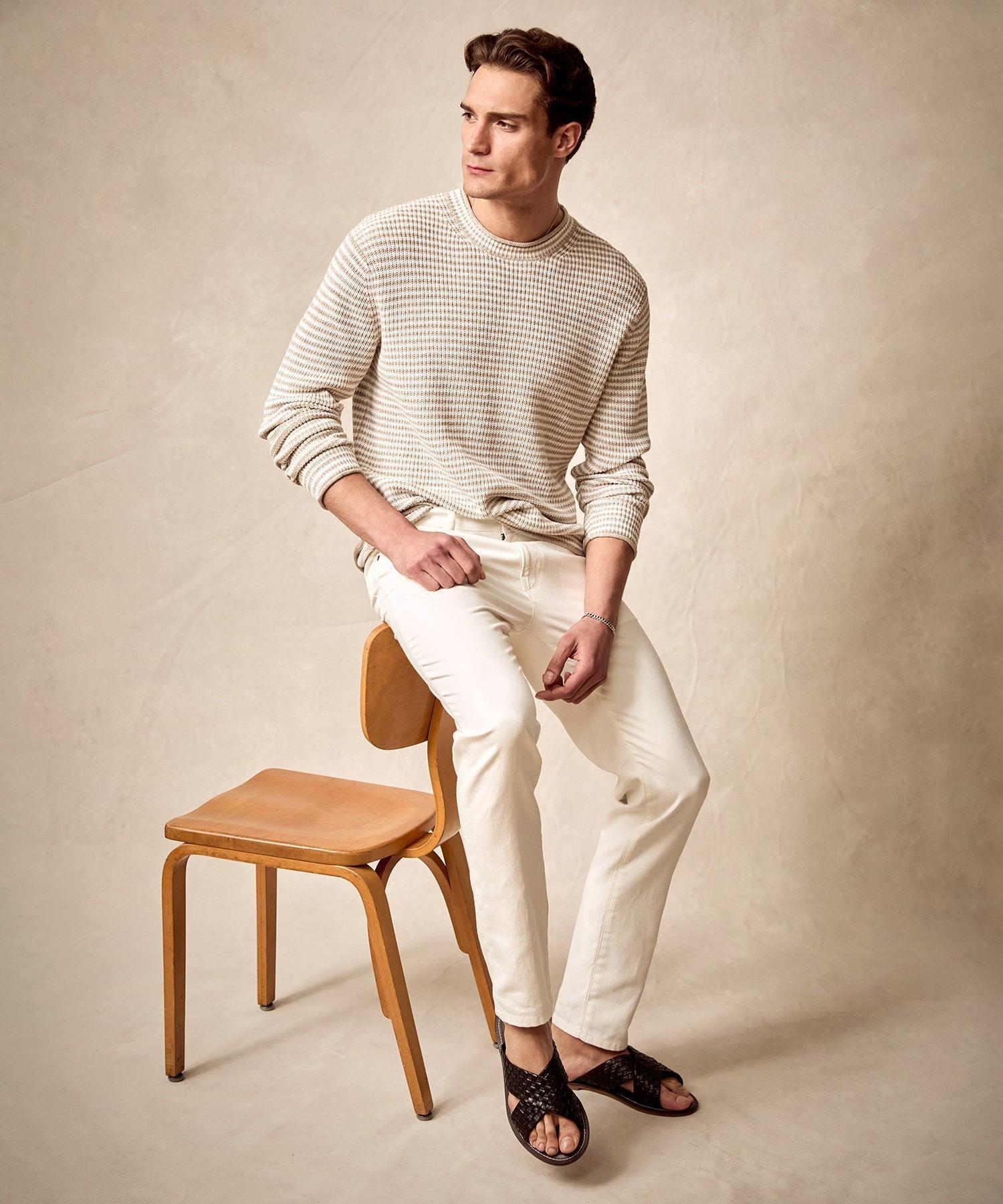 Slim 5-Pocket Cotton Linen Pant Product Image