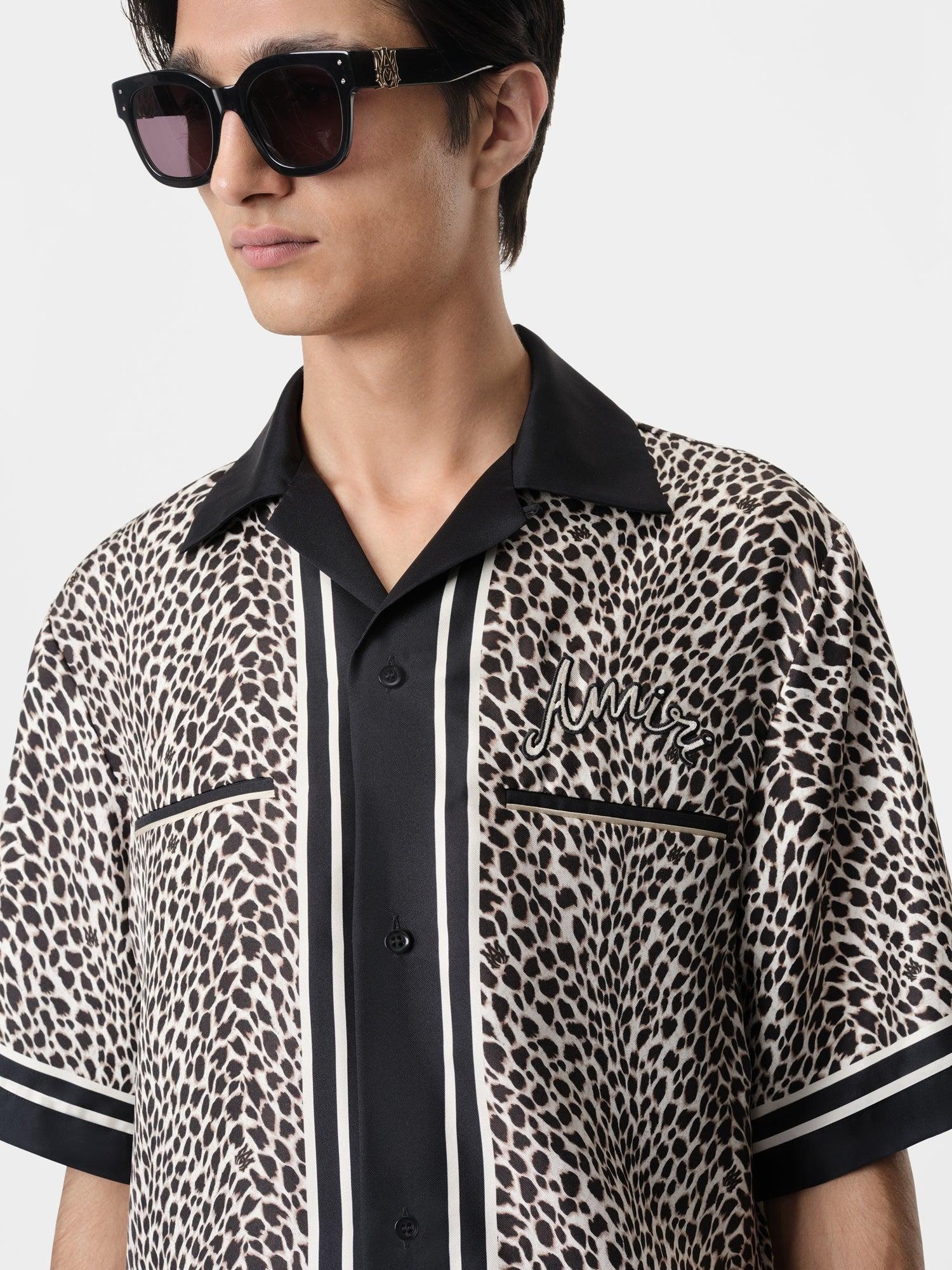 MA LEOPARD BOWLING SHIRT - Black Birch Male Product Image