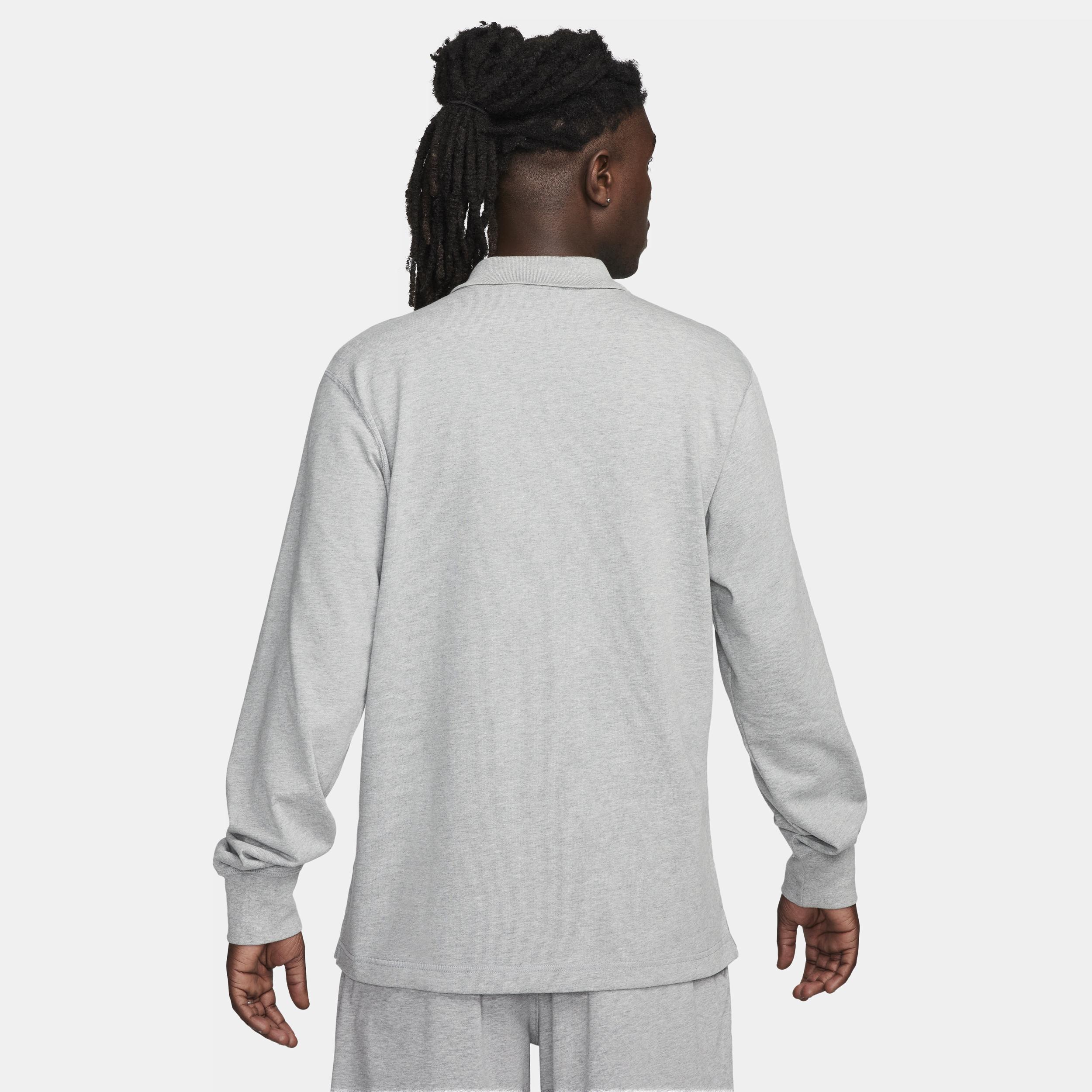 Nike Men's Club Long-Sleeve Knit Polo Product Image