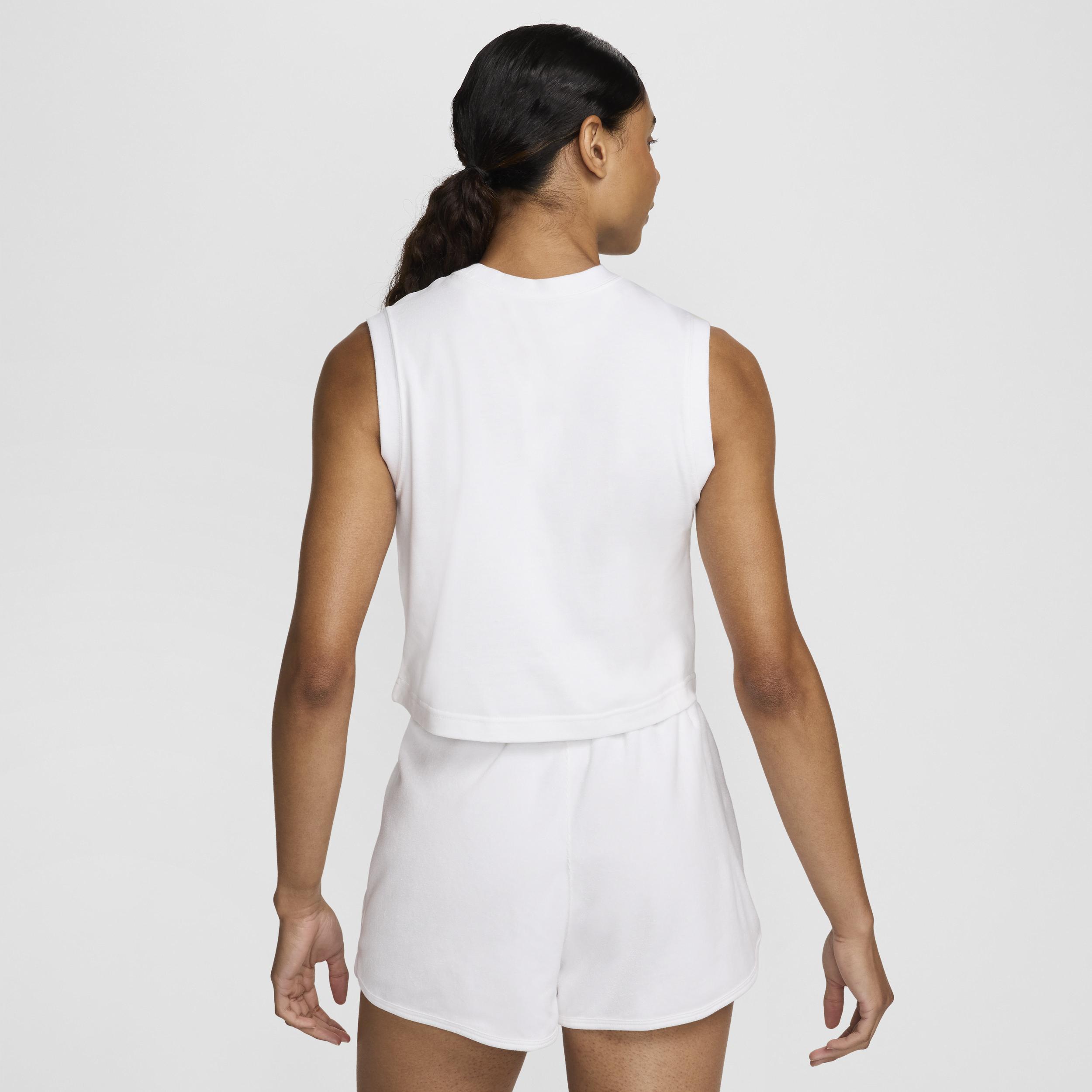 Nike Womens Court Heritage Cropped Tennis Tank Top Product Image