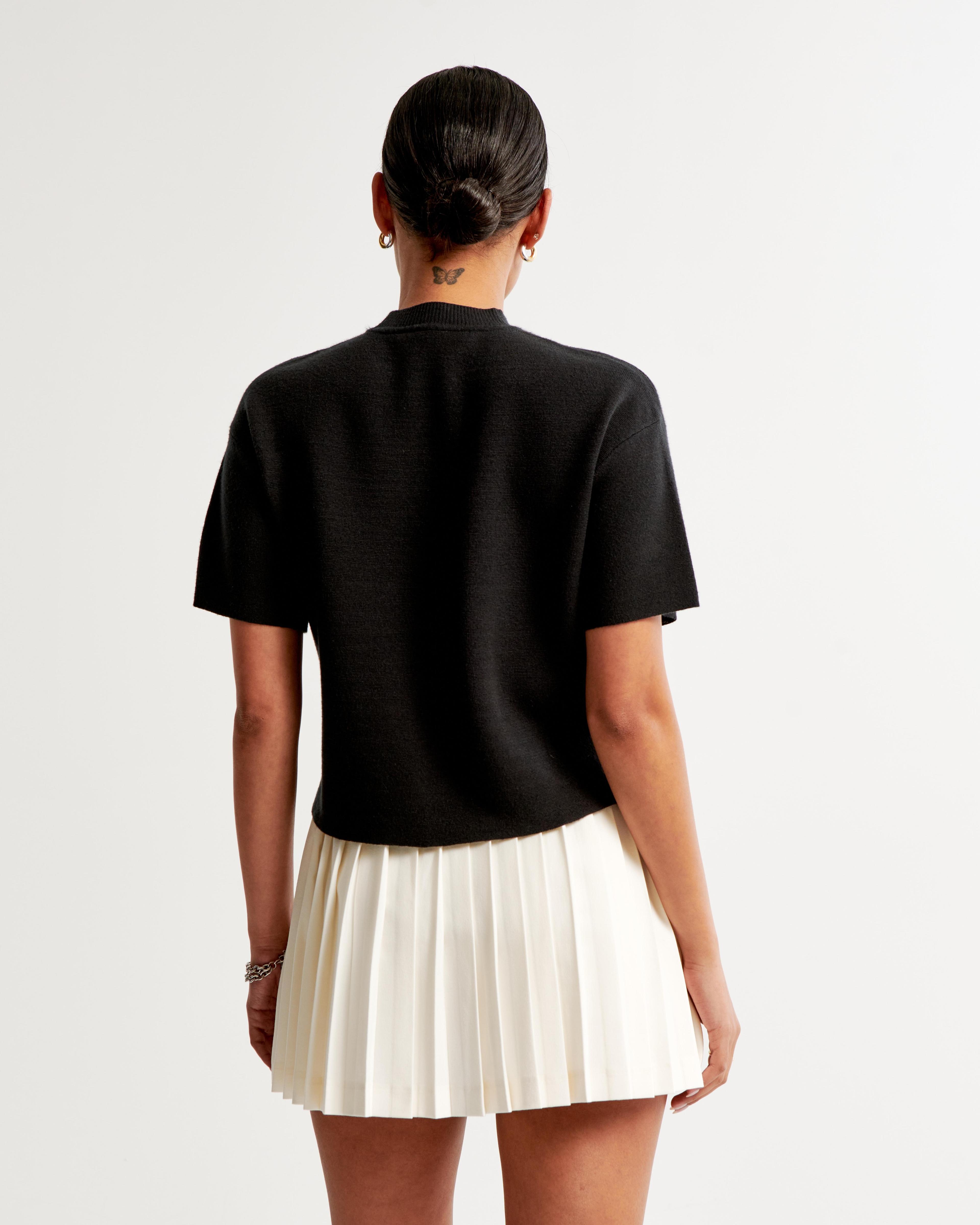 Pleated Wrap Mini Skort Product Image