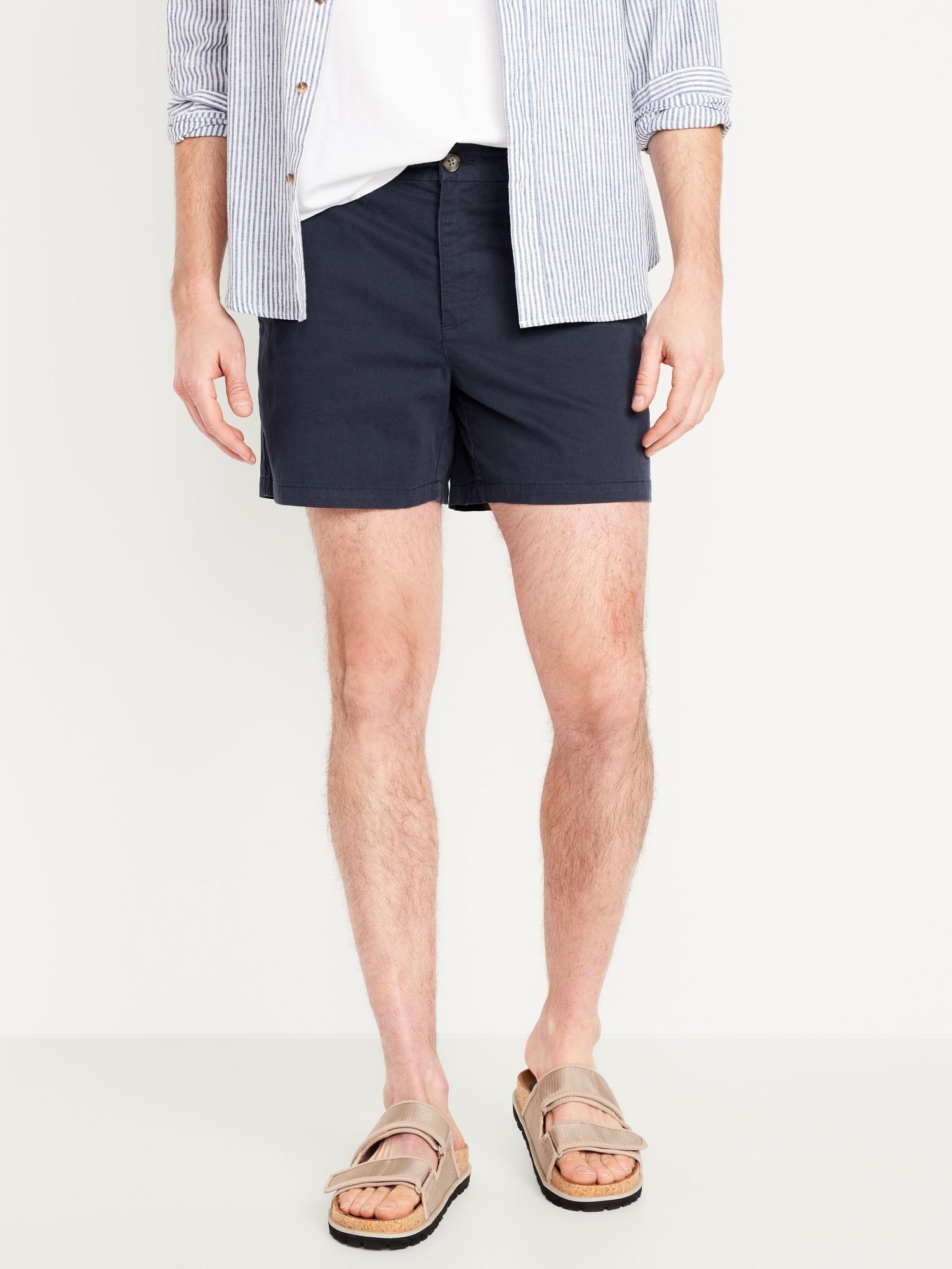 Slim Built-In Flex Rotation Chino Shorts for Men -- 5-inch inseam Product Image