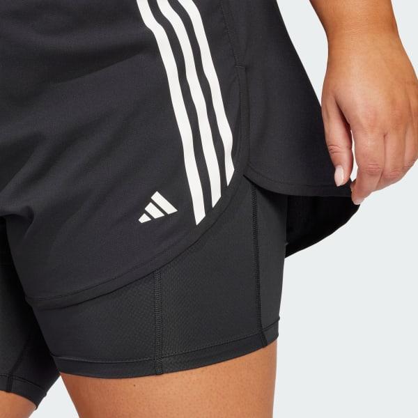 Own the Run 3-Stripes 2-in-1 Shorts Product Image