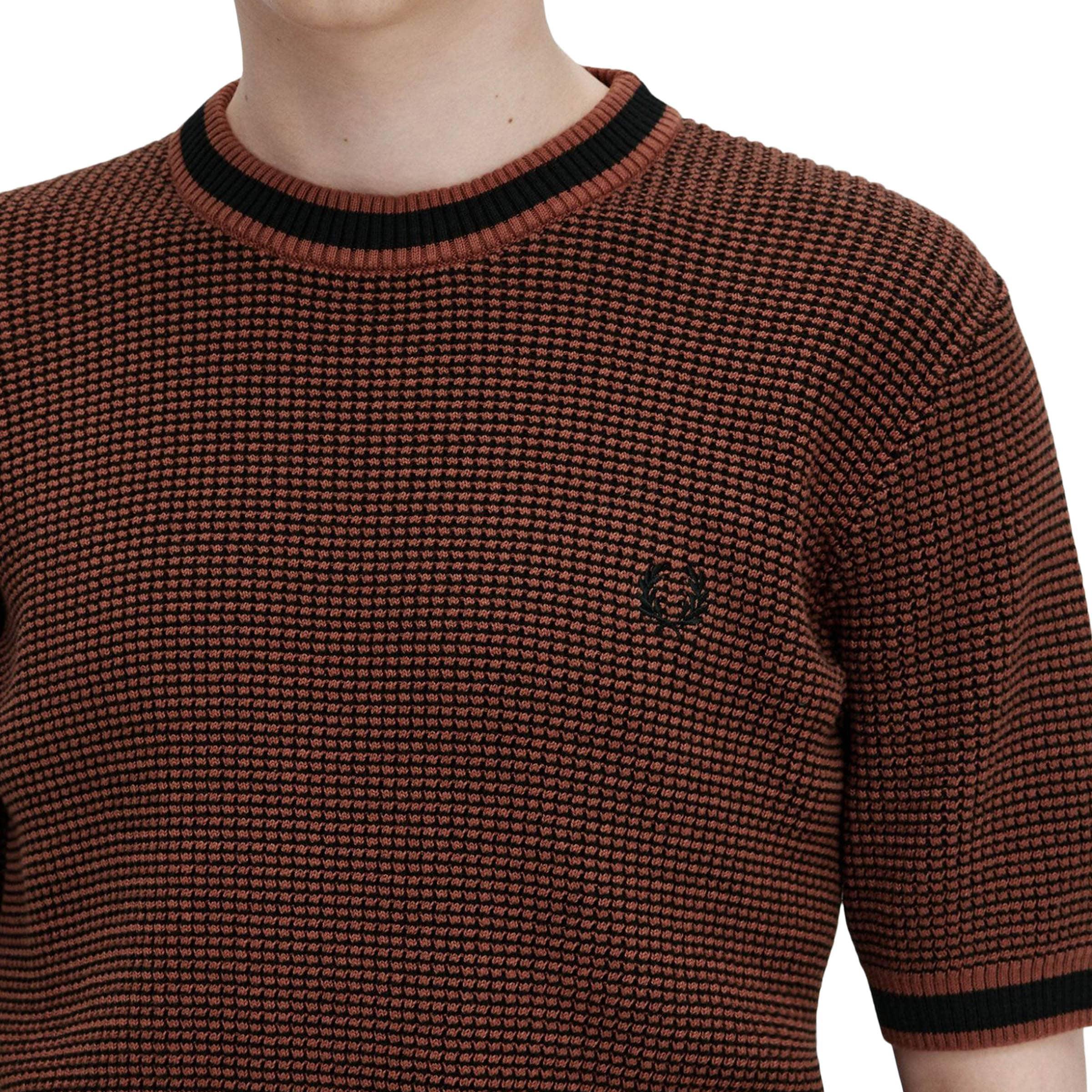 TEXTURED KNITTED T-SHIRT Product Image