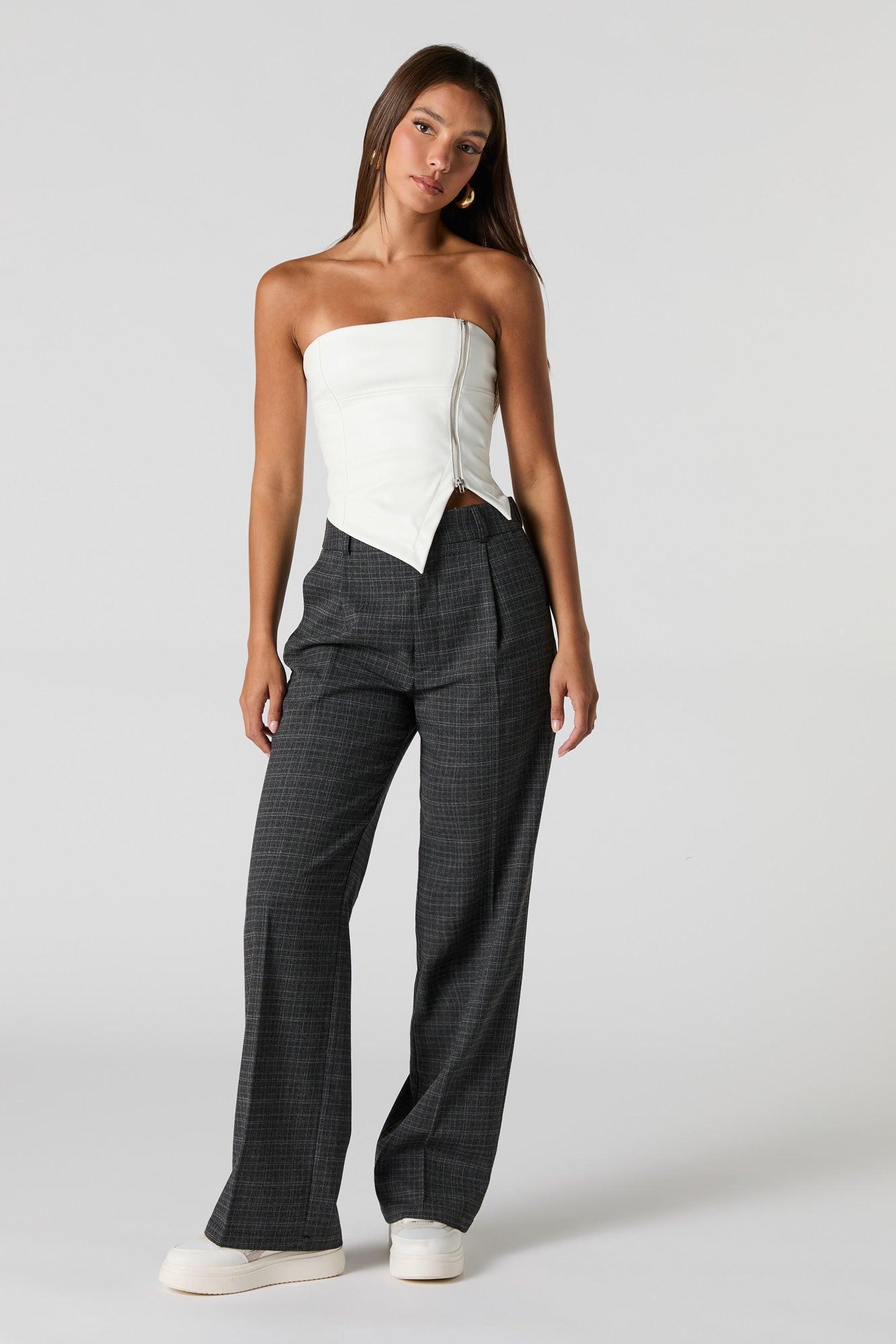 Pleated Wide Leg Dress Pant Female Product Image