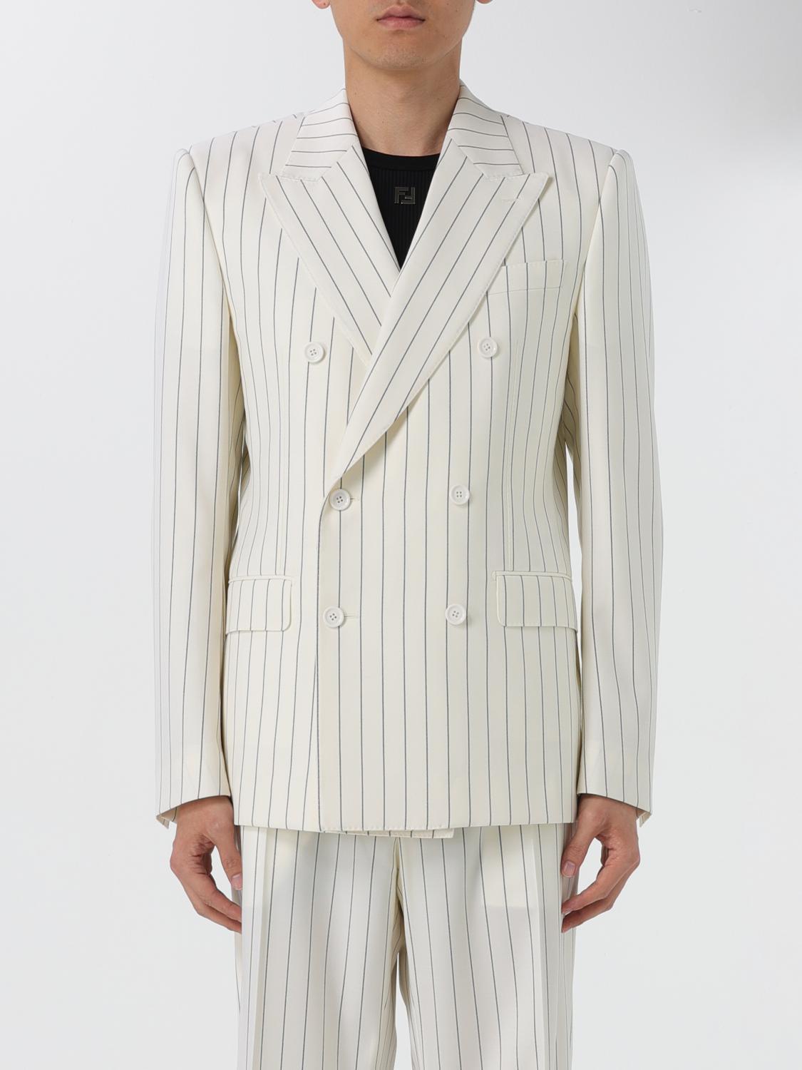 Jacket  Men Color White Product Image