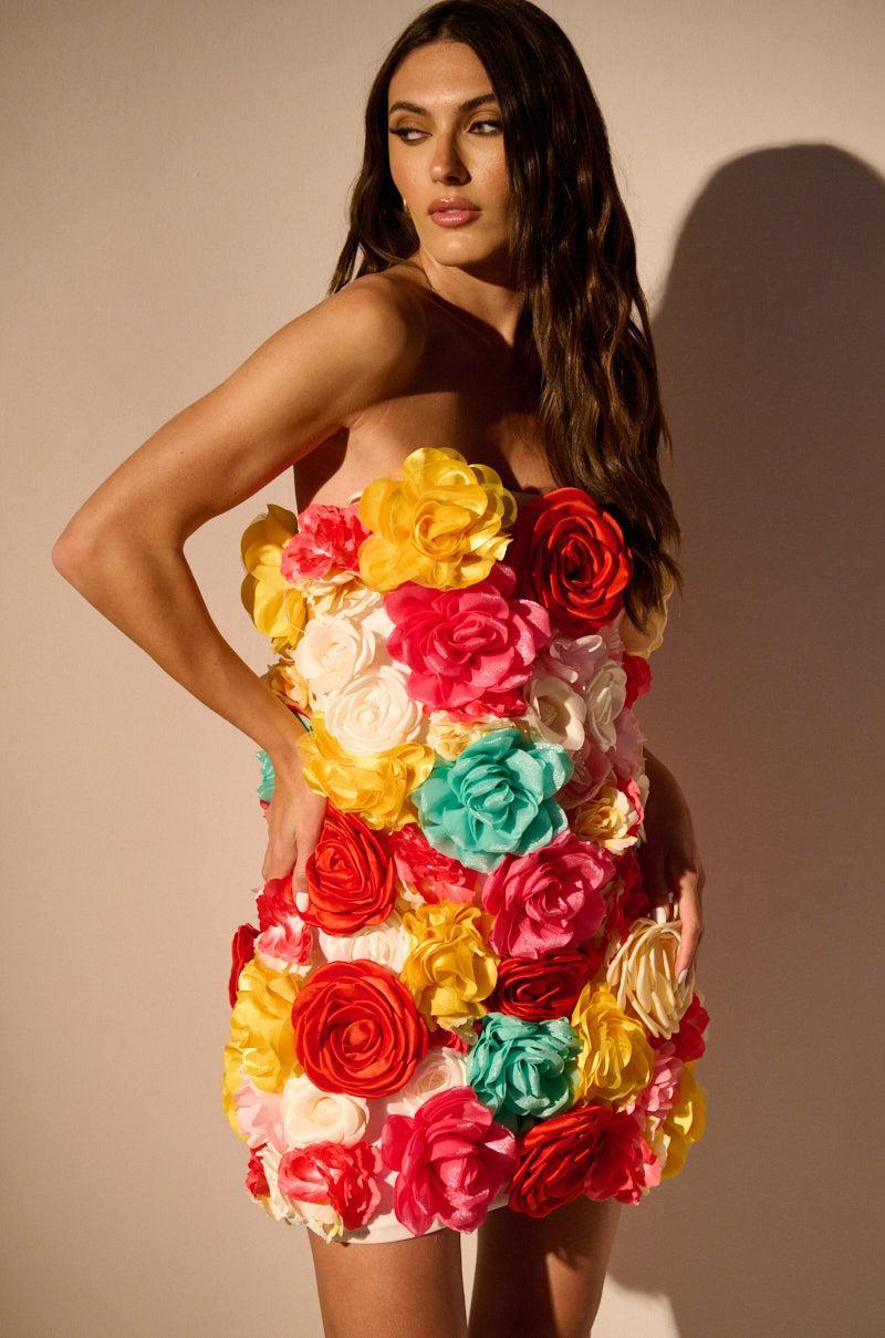 FLOWER POWER MINI DRESS Product Image