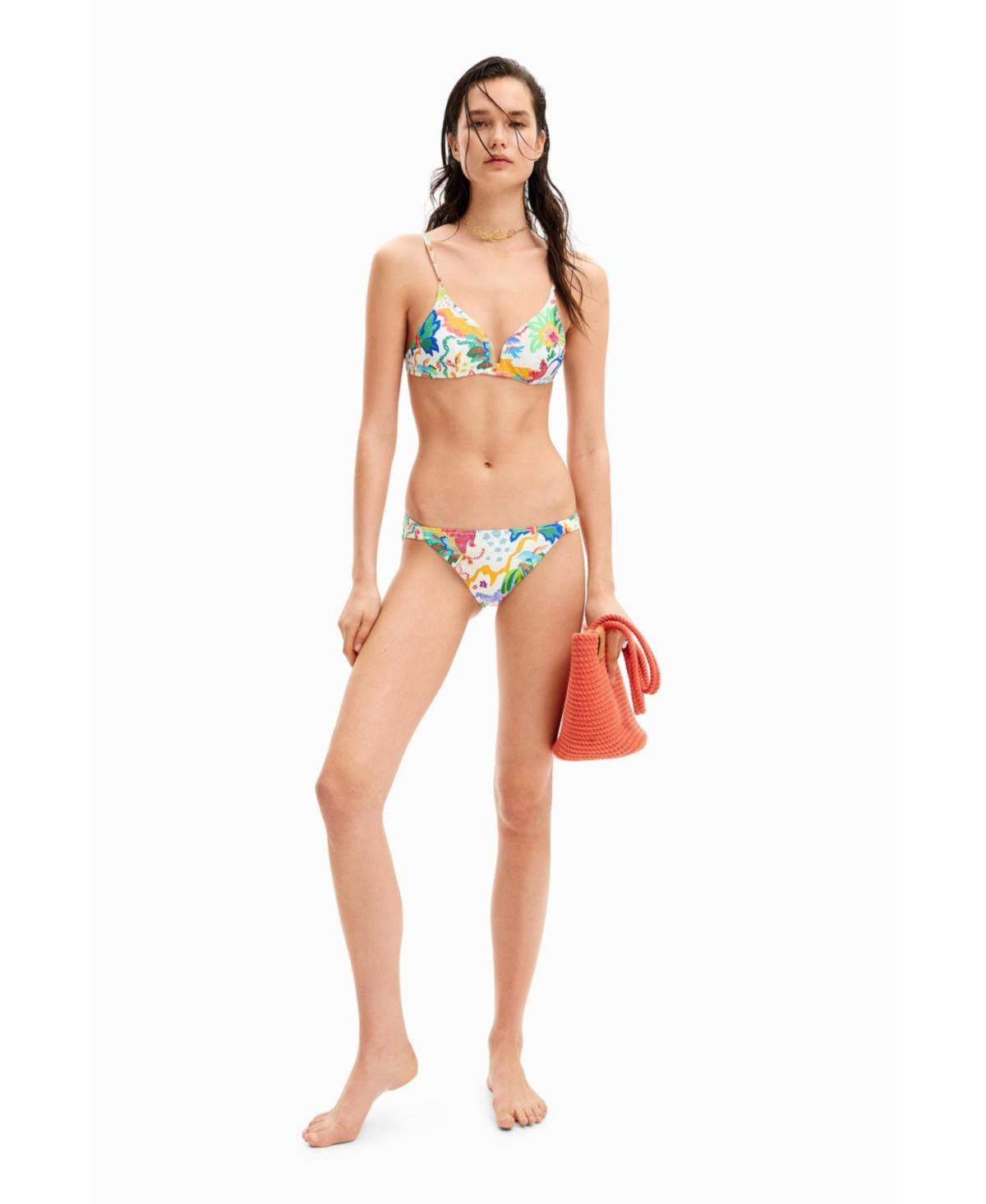 Desigual Womens Jungle design bikini bottoms Product Image