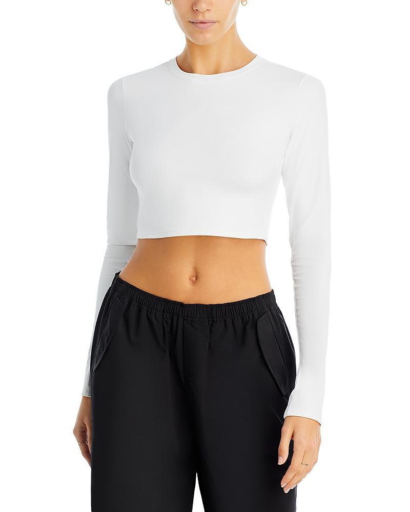 Womens Airweight Long-Sleeve Crop Top Product Image