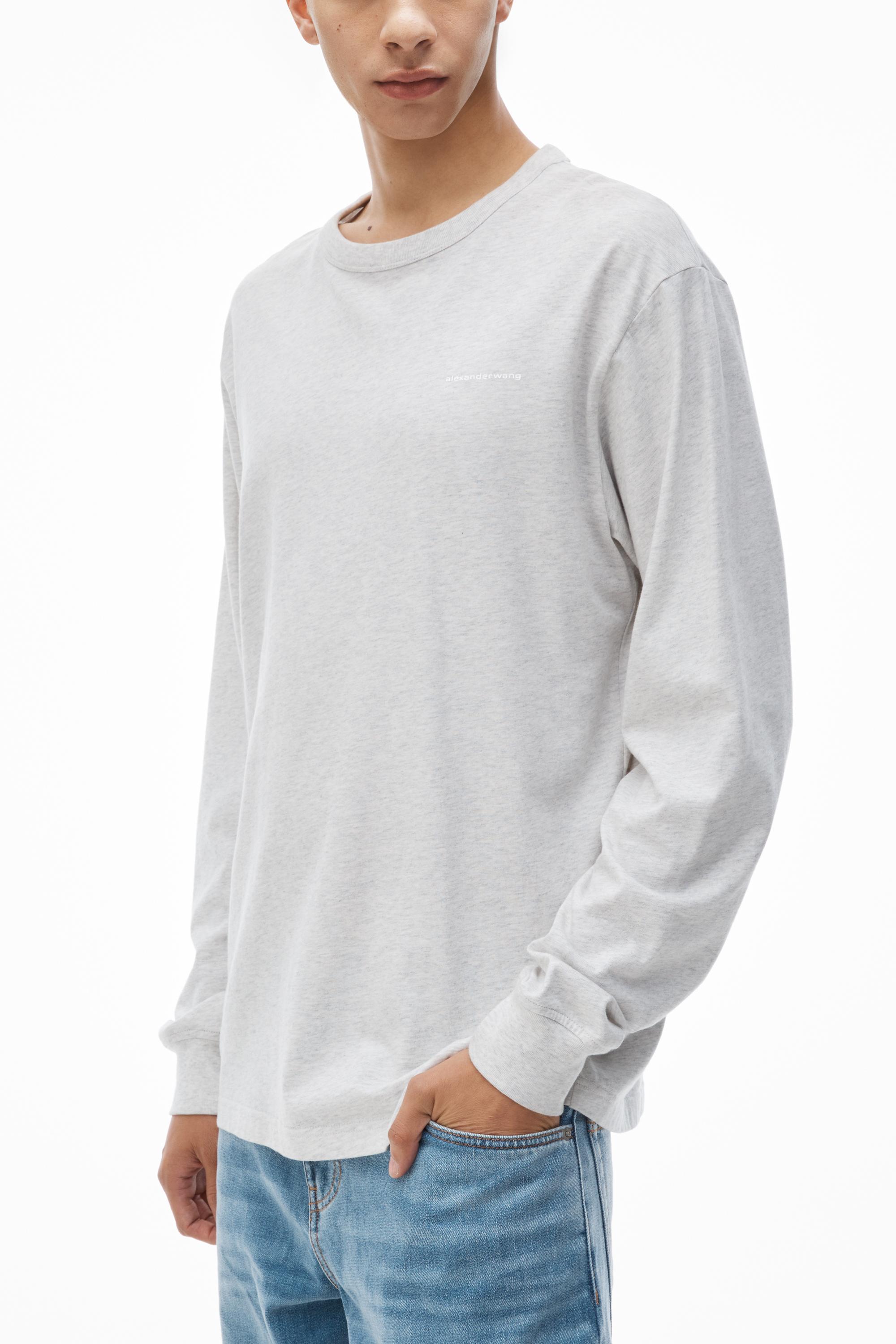 Long-sleeve Tee In High Twist Jersey Product Image