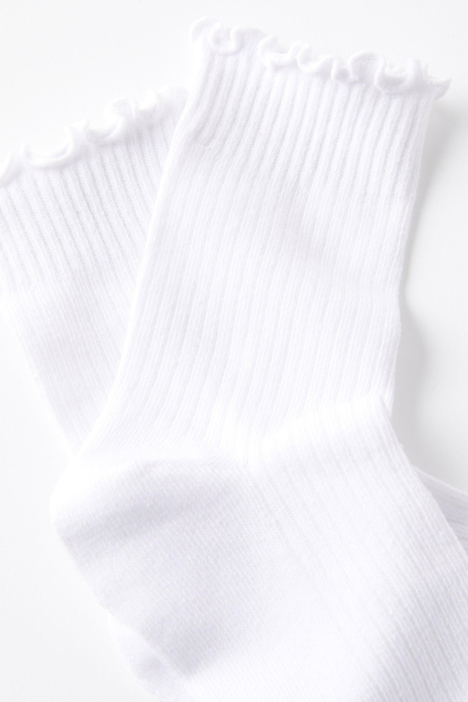 Frill Ribbed Crew Sock Product Image