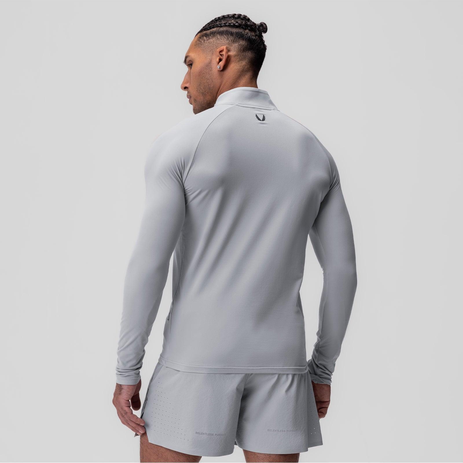 0906. Thermal Training Quarter Zip - Slate Grey "Cyber" Product Image