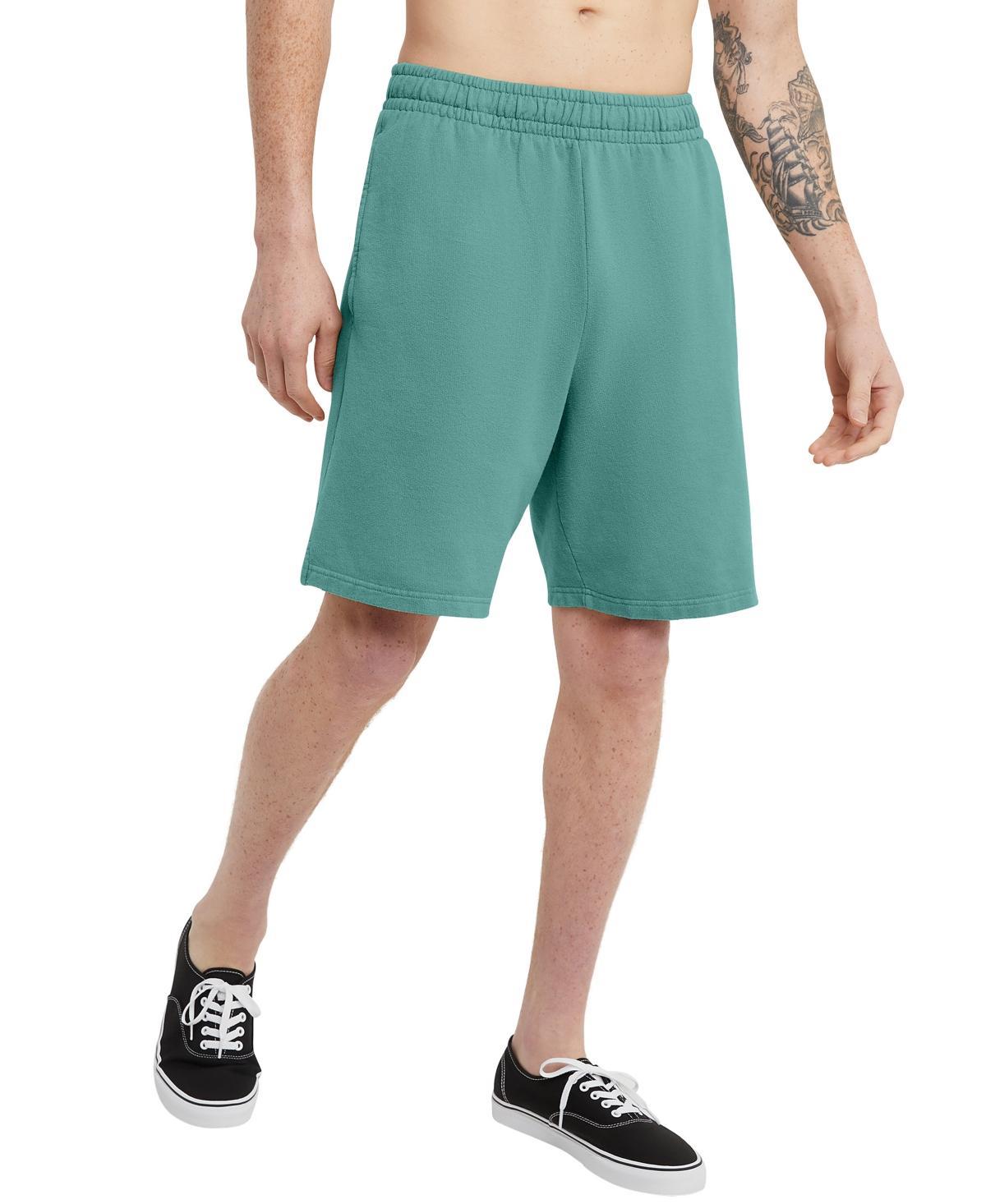 Hanes Mens Garment Dyed Sweat Shorts, 8 Saltwater S Product Image