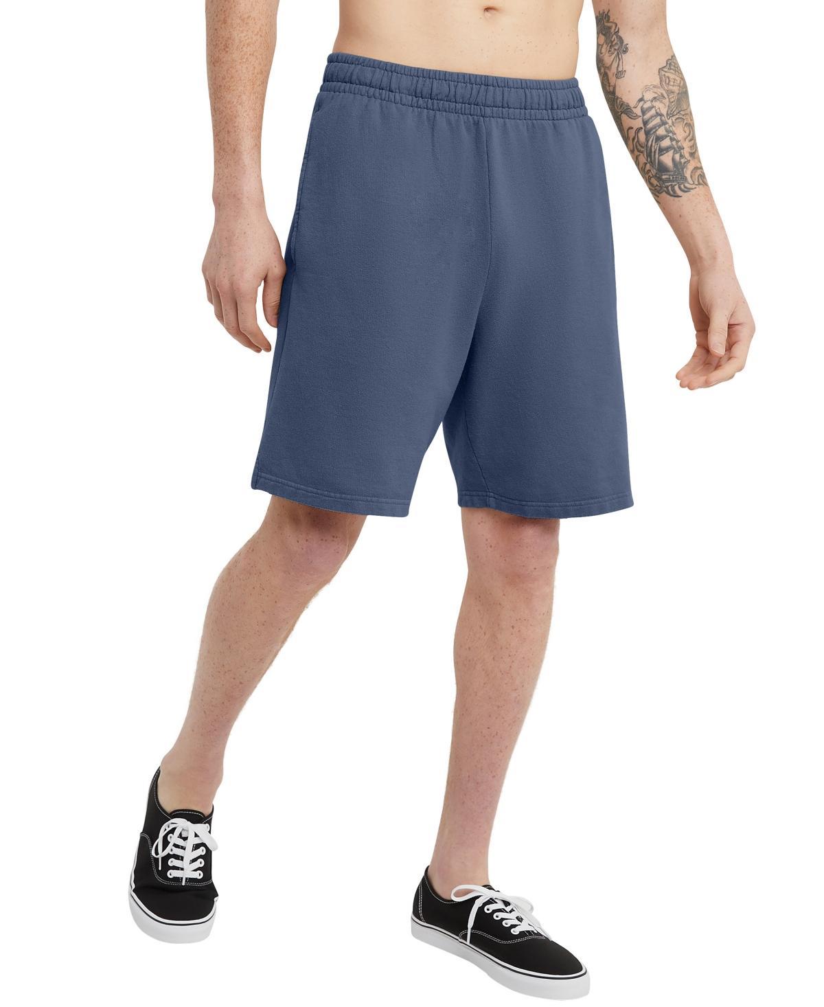 Hanes Mens Garment Dyed Sweat Shorts, 8 Saltwater S Product Image