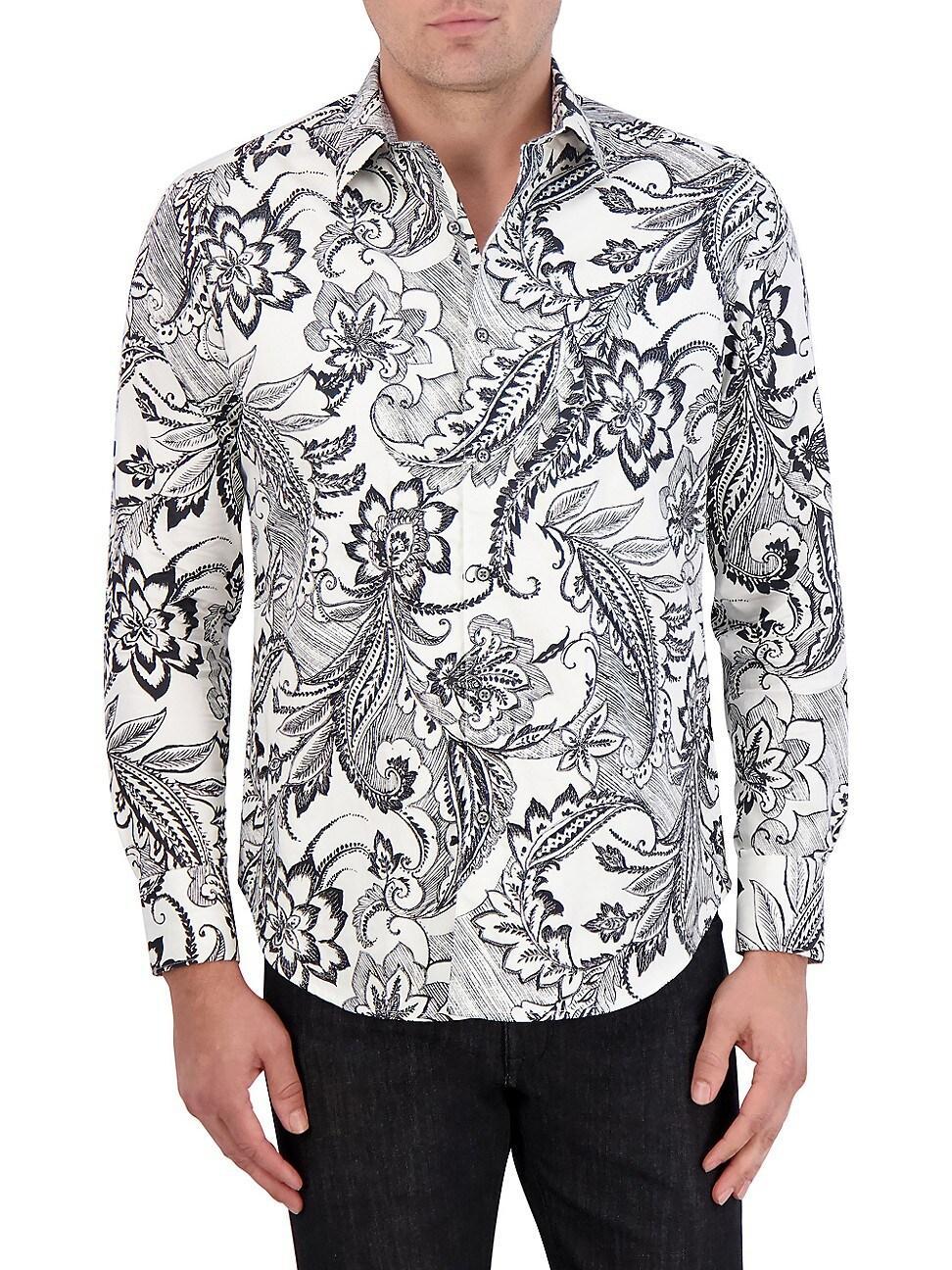 Mens Nadeera Printed Woven Shirt Product Image