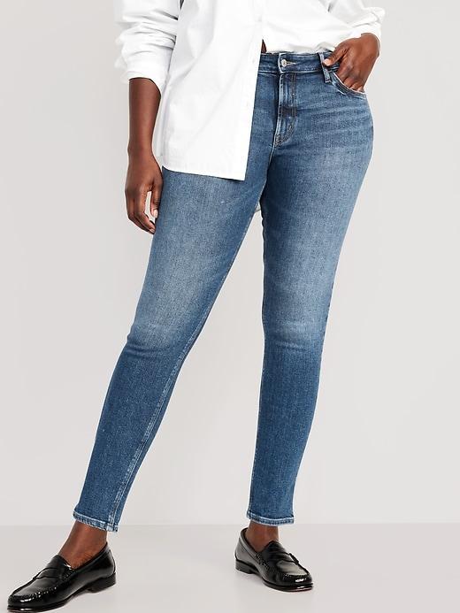 Mid-Rise Rockstar Super-Skinny Jeans Product Image