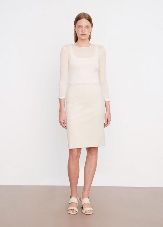 Seamed-Front Pencil Skirt Product Image