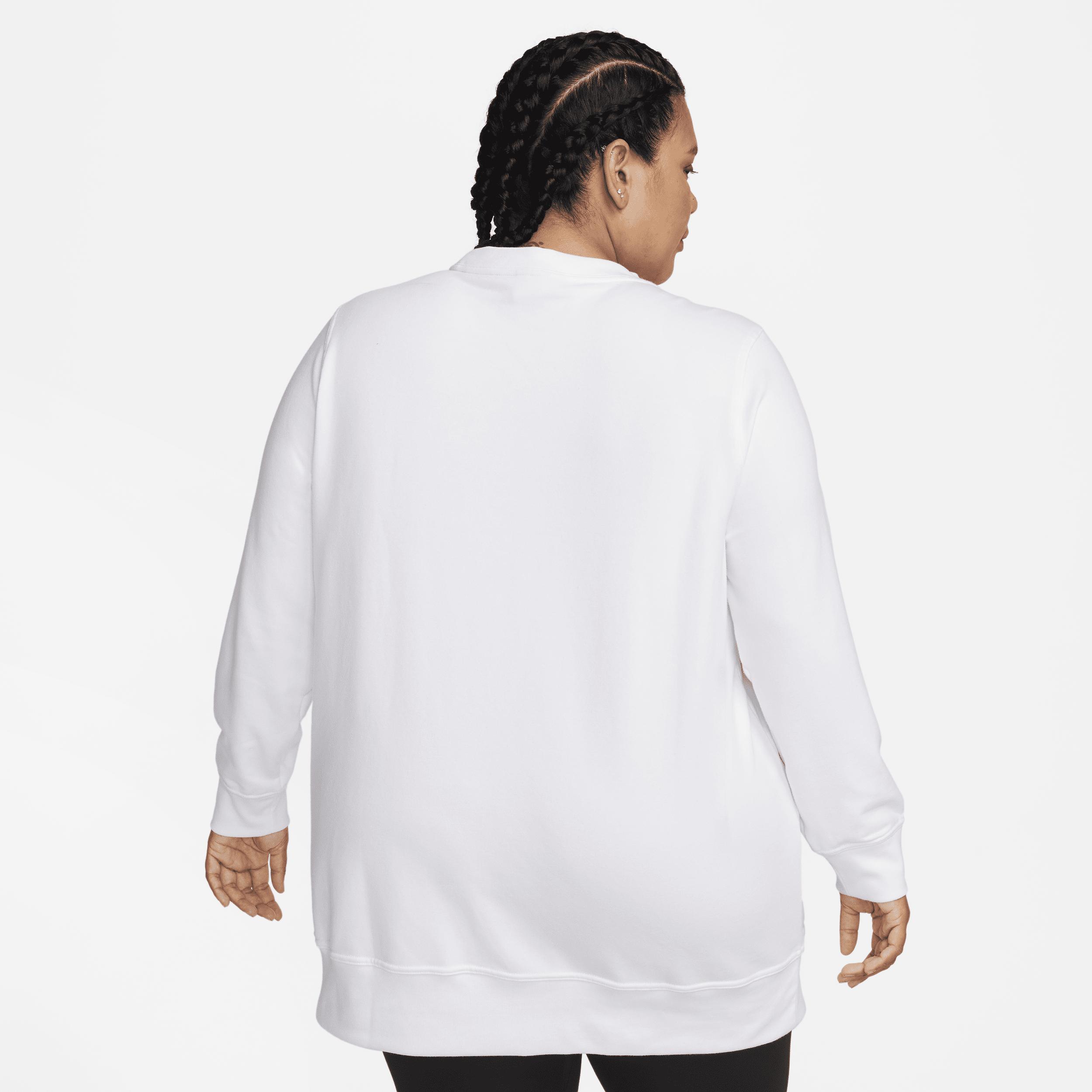 Nike Women's Dri-FIT One Crew-Neck French Terry Tunic (Plus Size) Product Image