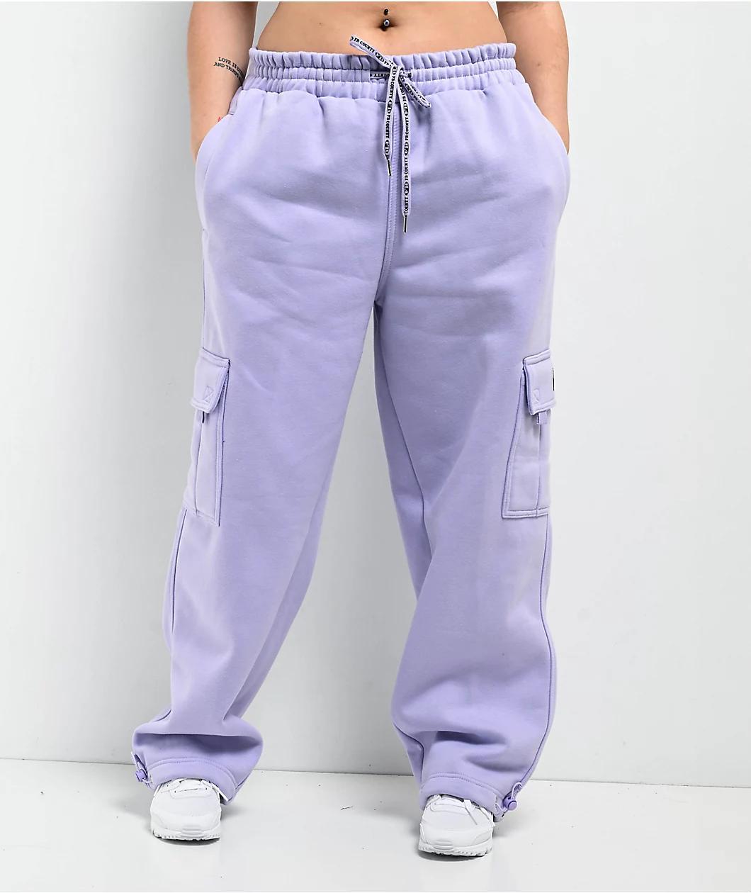 FB County Lavender Cargo Sweatpants Product Image