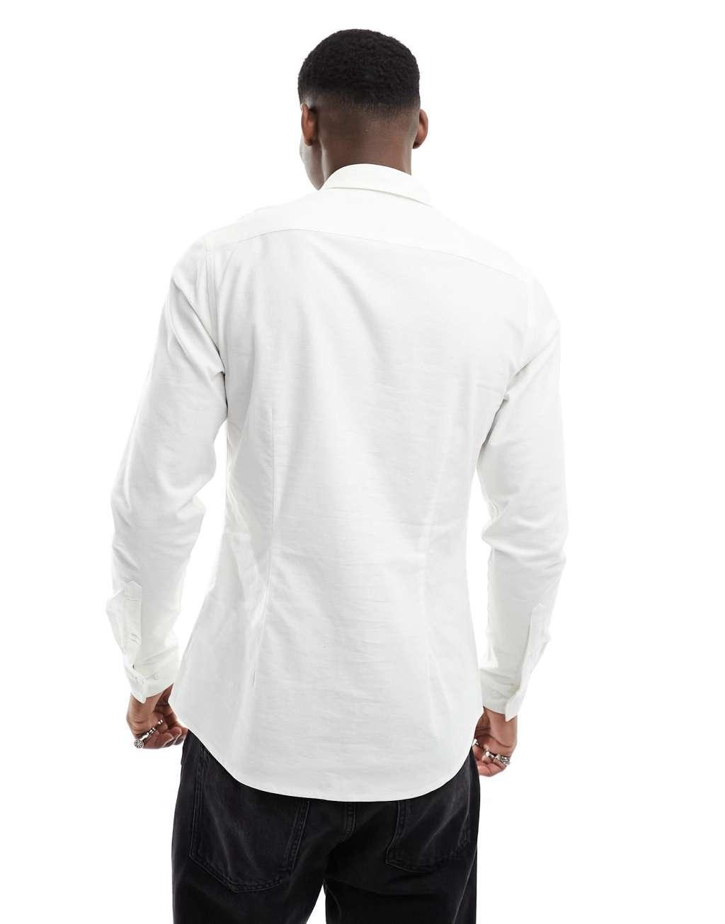 ASOS DESIGN slim fit oxford shirt Product Image