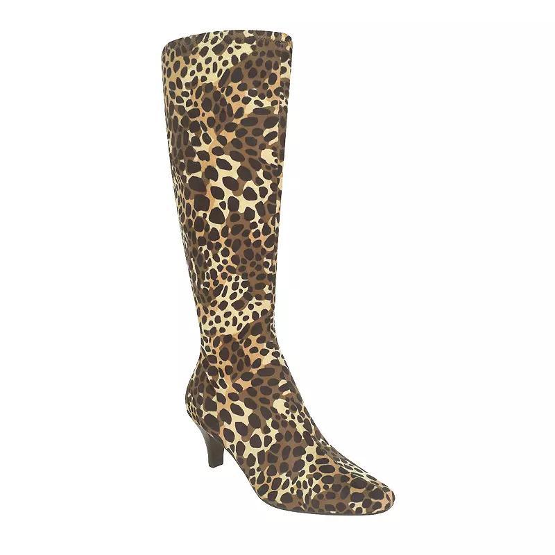 Impo Namora Womens Knee High Boots Brown Milk Product Image