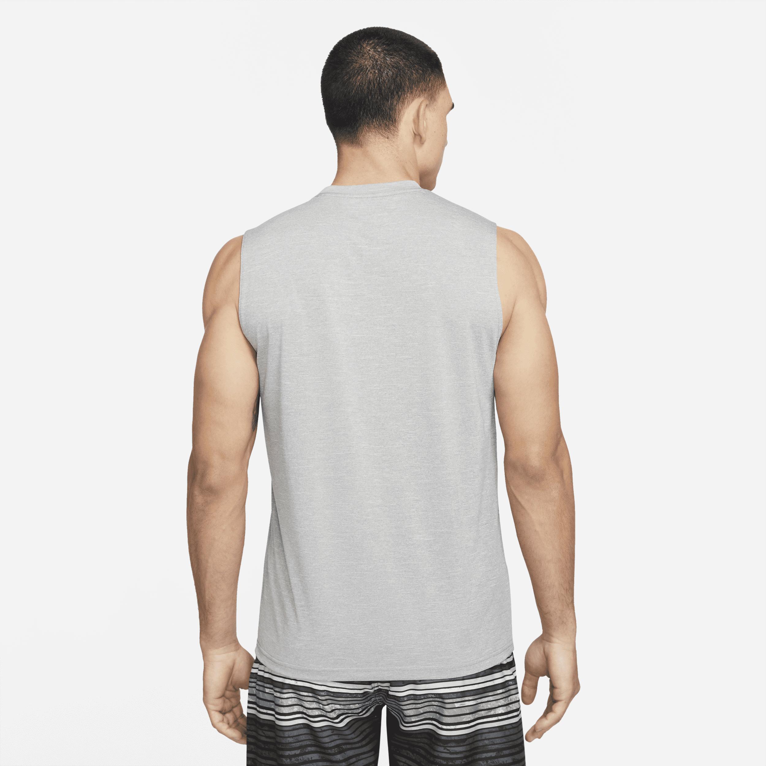 Nike Men's Heathered Sleeveless Hydroguard Swim Shirt Product Image