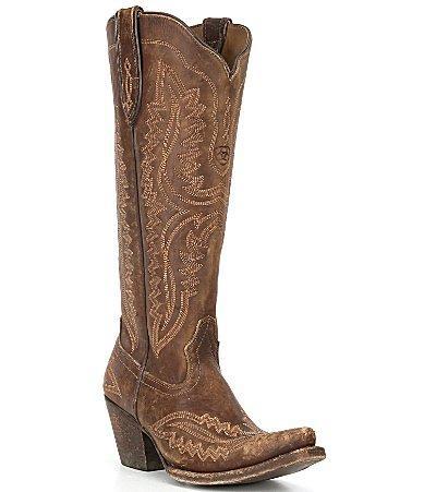 Ariat Womens Casanova Tall Leather Western Boots Product Image