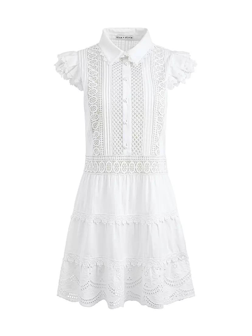 Meeko Cotton Mini Shirtdress Product Image