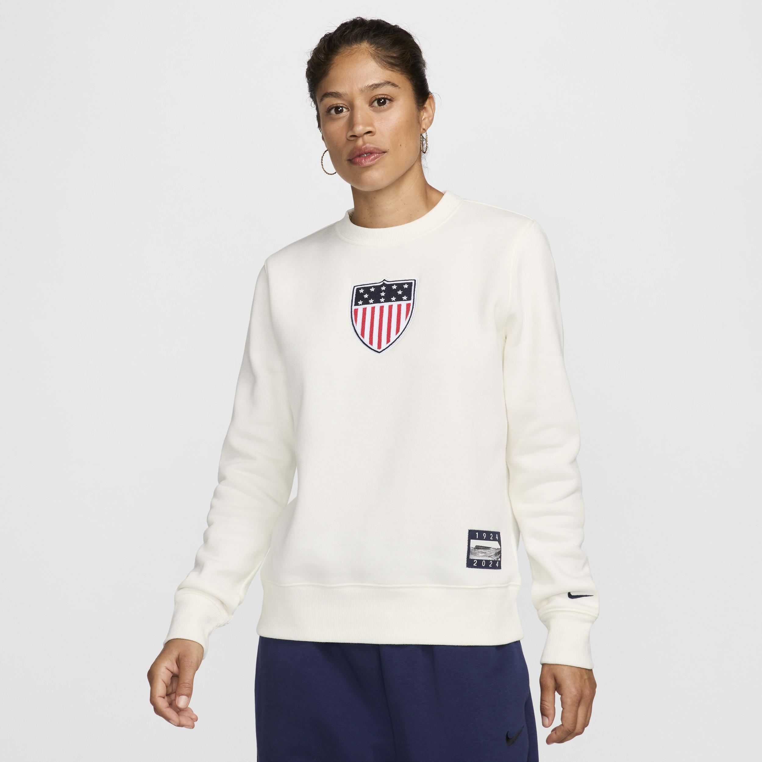 Team USA Phoenix Fleece Nike Womens Crew-Neck Sweatshirt Product Image