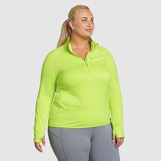 Women's High Route Grid Fleece 1/4-Zip Product Image