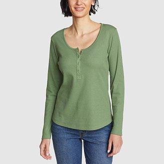 Women's Thermal Snap Henley Product Image