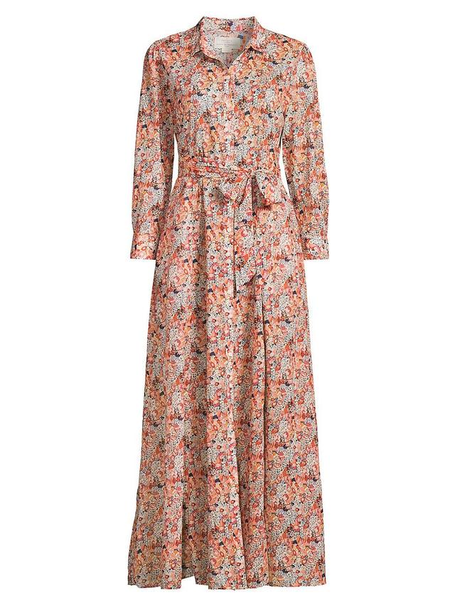 Womens Eliot Floral Cotton Midi-Dress Product Image