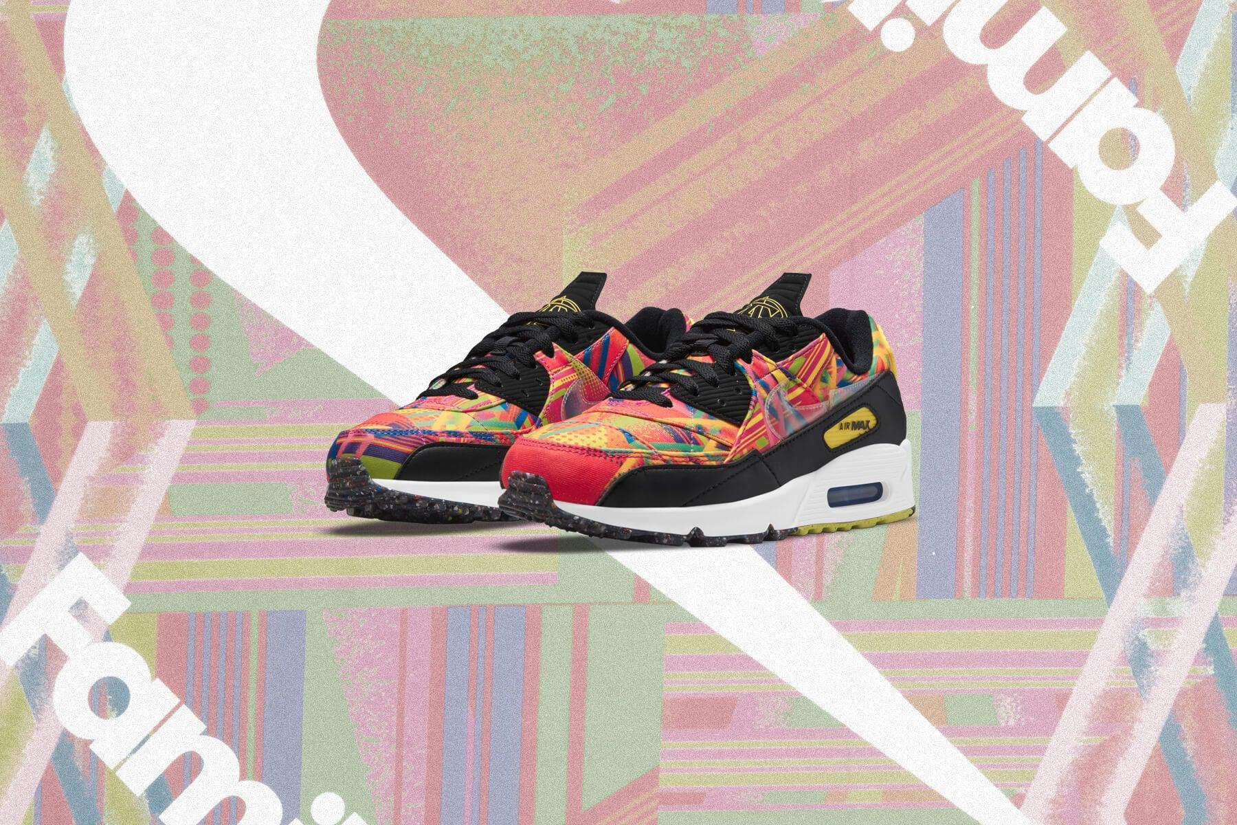 Air Max 90 x LHM - Multi/Fire Pink Male Product Image